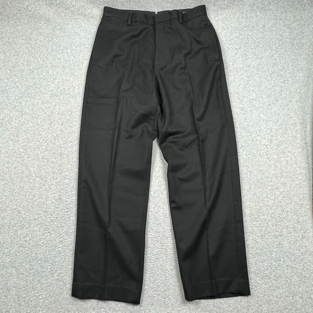 Banana Republic Emerson Dress Pants Mens 35x32 Black Wool Business Casual Work